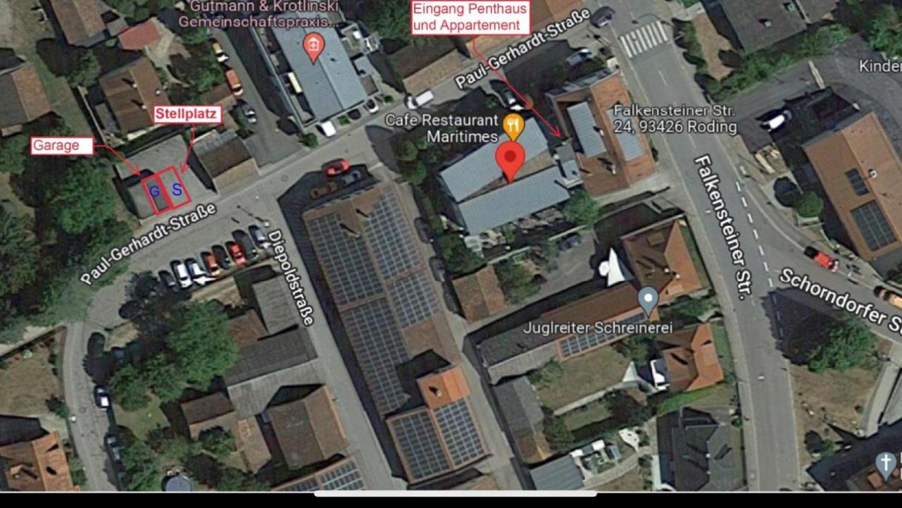 Luxus Loft Ueber Den Daechern Von Родинг Экстерьер фото